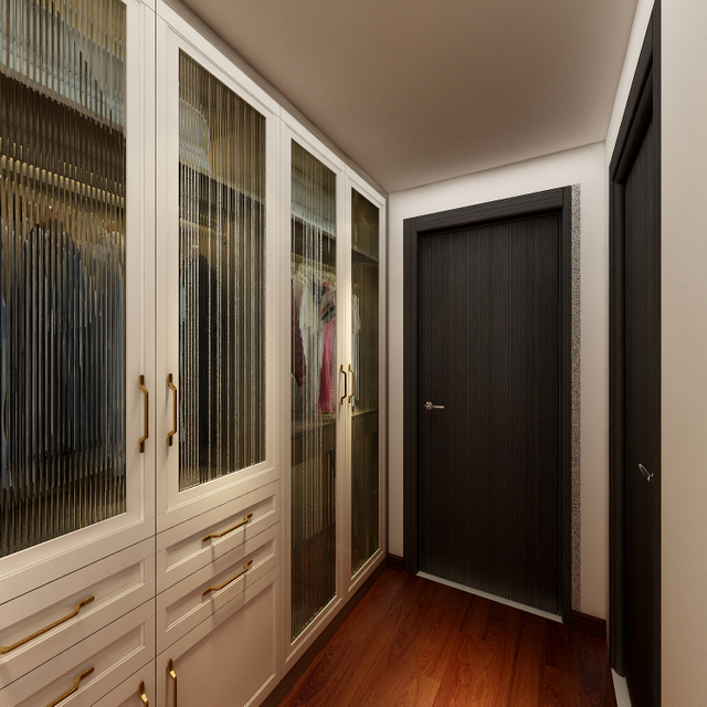 Стандартная темная схема внутренней двери