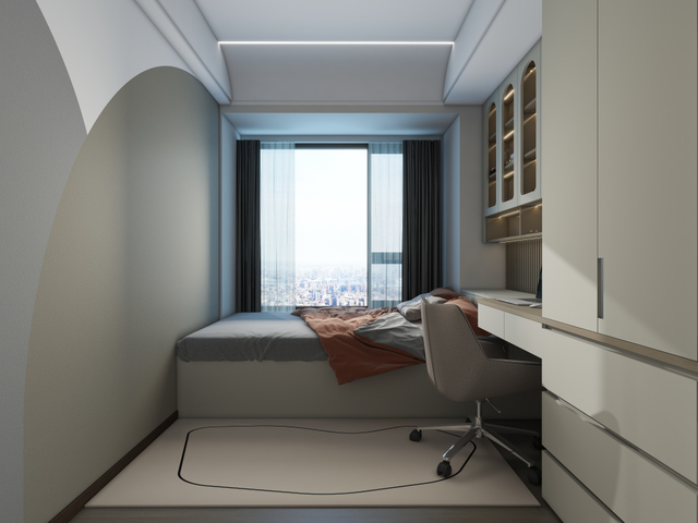 Современный белый гардероб высокого дизайна