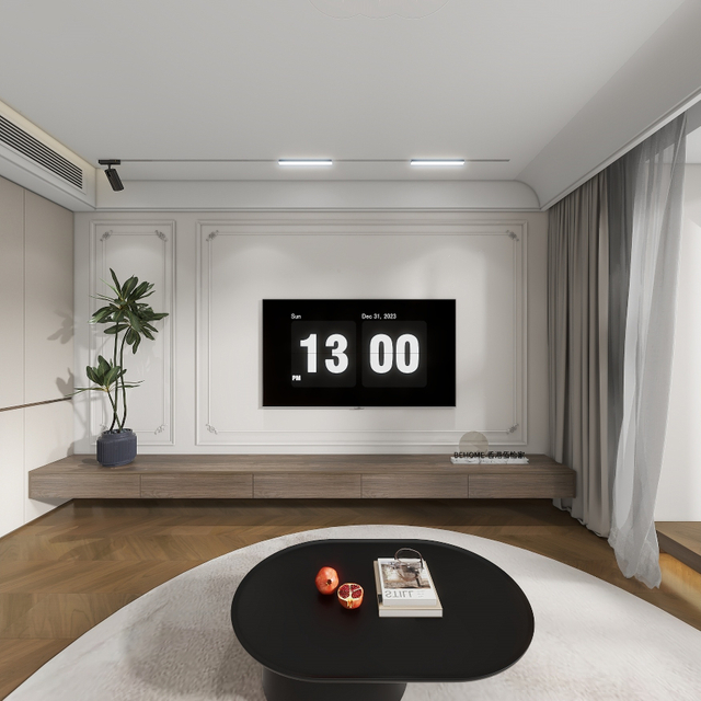 Светлый французский современный дизайн дуги гостиной