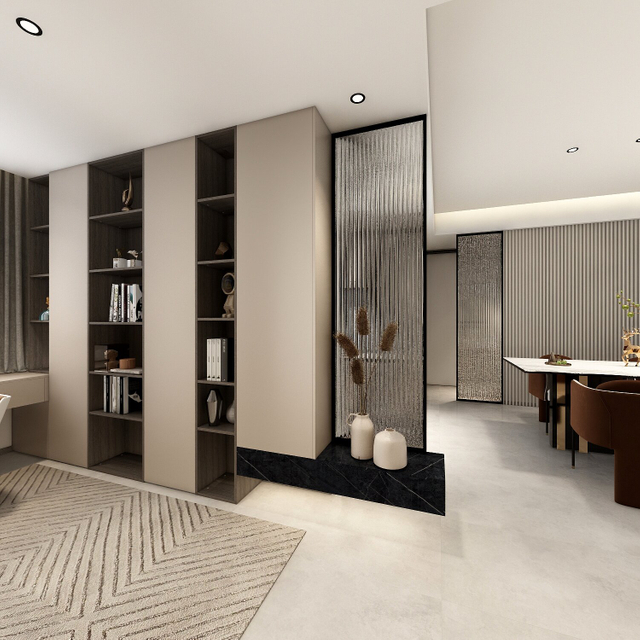 ТВ в современном стиле рок -плита с местом для хранения