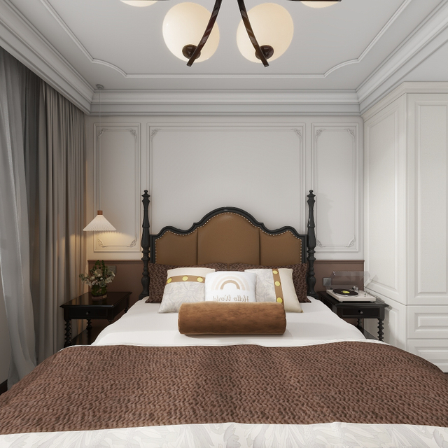 Классический гардероб хранения темного стиля