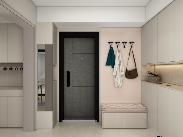 Сплайсинг дизайн высокочастотных внутренних дверей